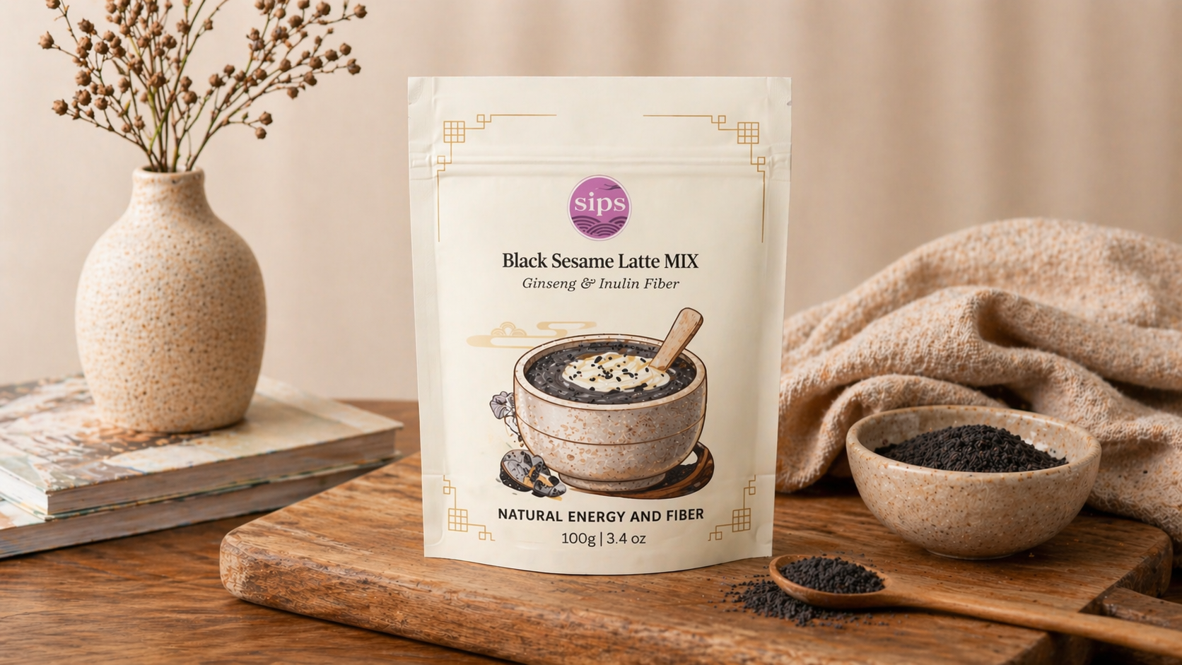 Black Sesame Latte Mix
